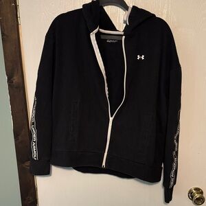 Under Armour Black Zip-Up Hoodie